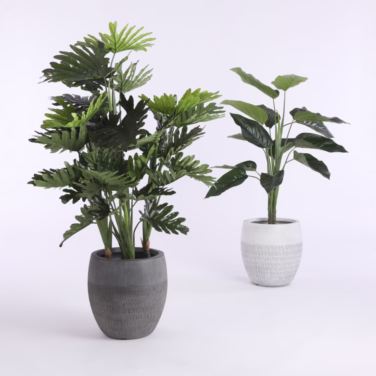 kunstplanten twee in potten